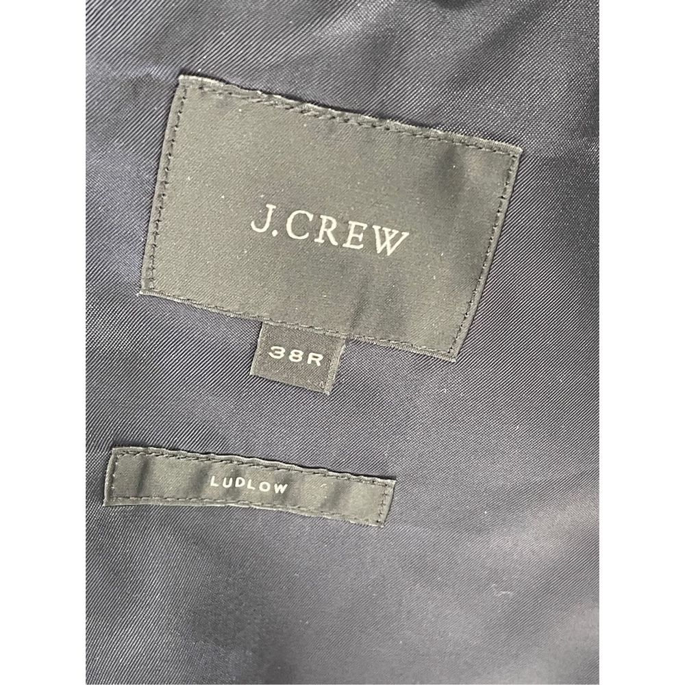 J Crew Ludlow Blazer Suit Jacket Men’s 38R Tollegno 1900 Gray Wool Italian - Picture 11 of 13
